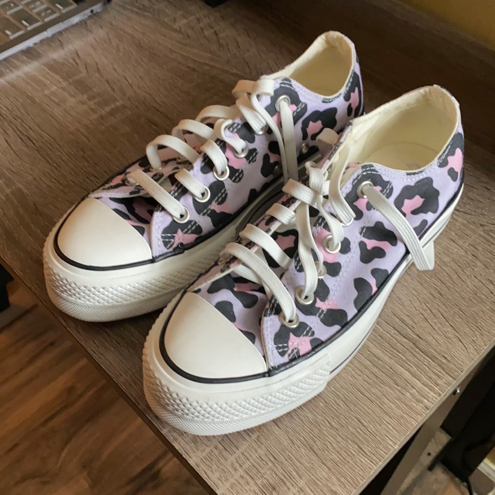 Platform Leopard Converse